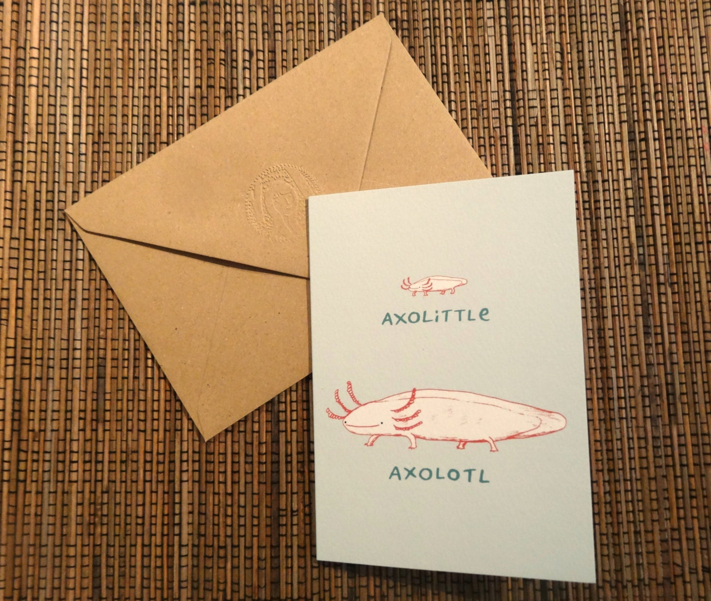 Axolittle Axolotl Card