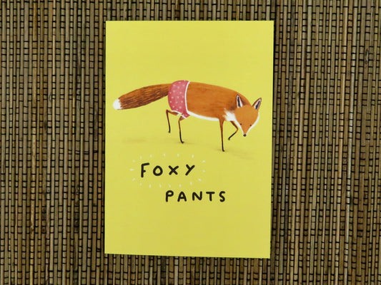 Foxy Pants Valentines Card