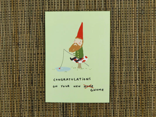 New Gnome New Home Moving Card
