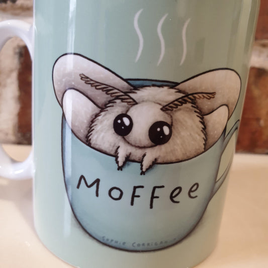 Moffee Mug: Illustrated Ceramic Coffee Mug