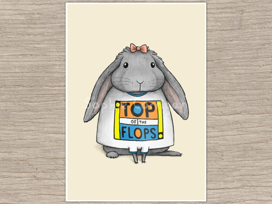 Top of the Flops Signed Art Print