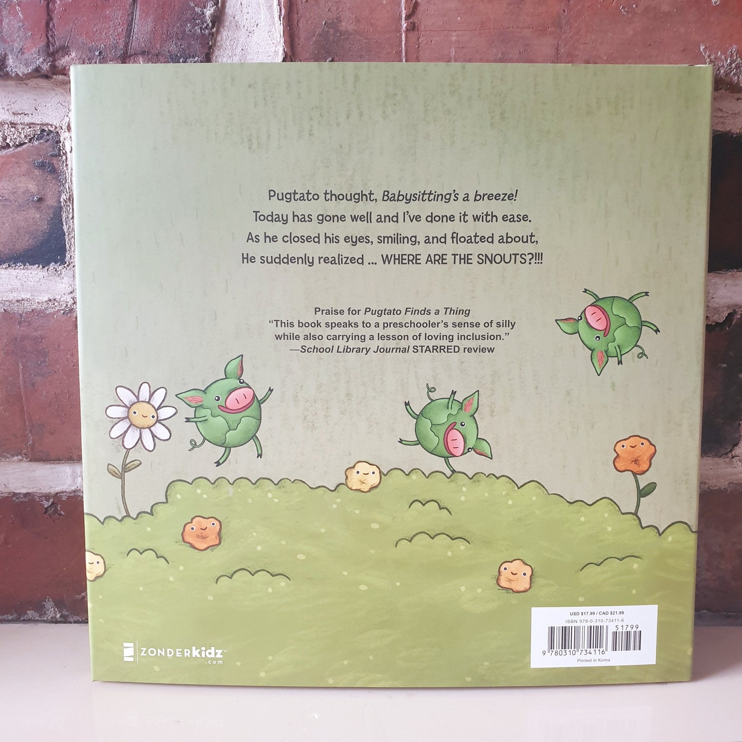 Pugtato Babysits The Snouts Signed Children's Illustrated Picture Book