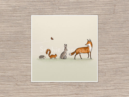 Behind You All The Way Signed Art Print
