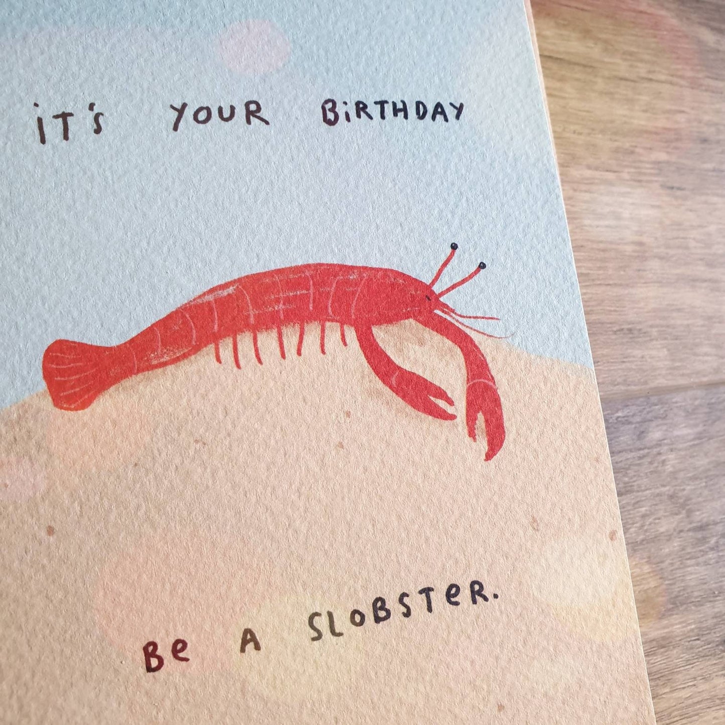 Slobster Lobster Birthday Card
