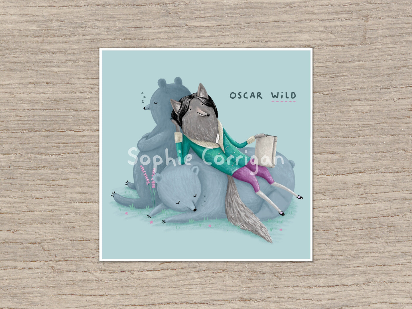 Oscar Wild Signed Art Print