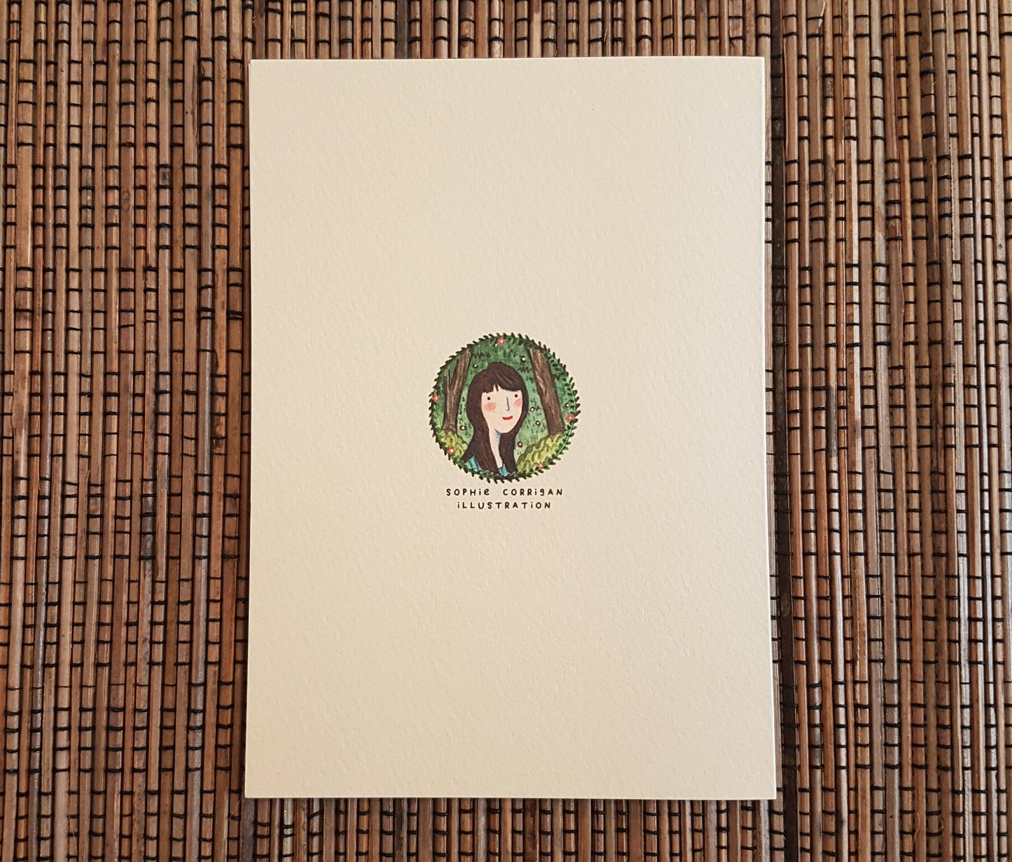 Pigtato Card: Original Pig Potato Illustration Greeting Card