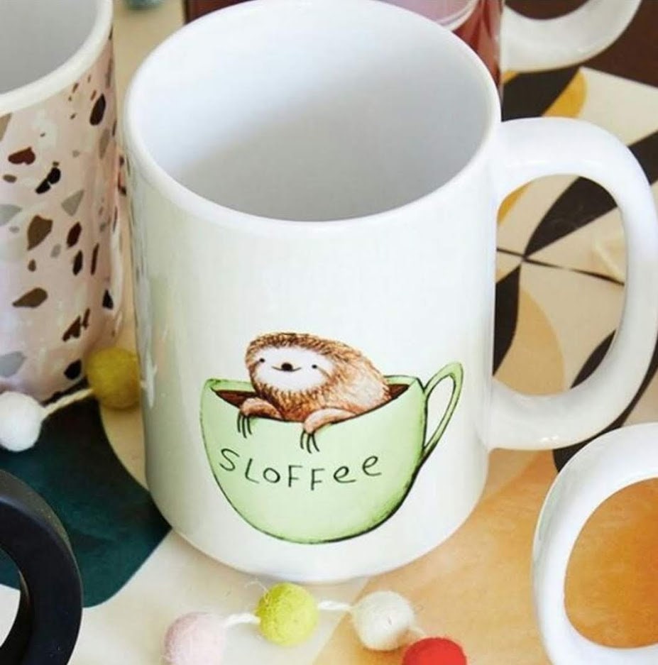 Sloffee Sloth Coffee Mug