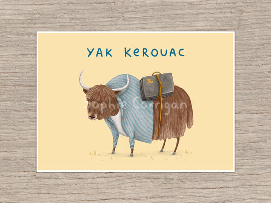 Yak Kerouac Jack Kerouac Signed Fine Art Print