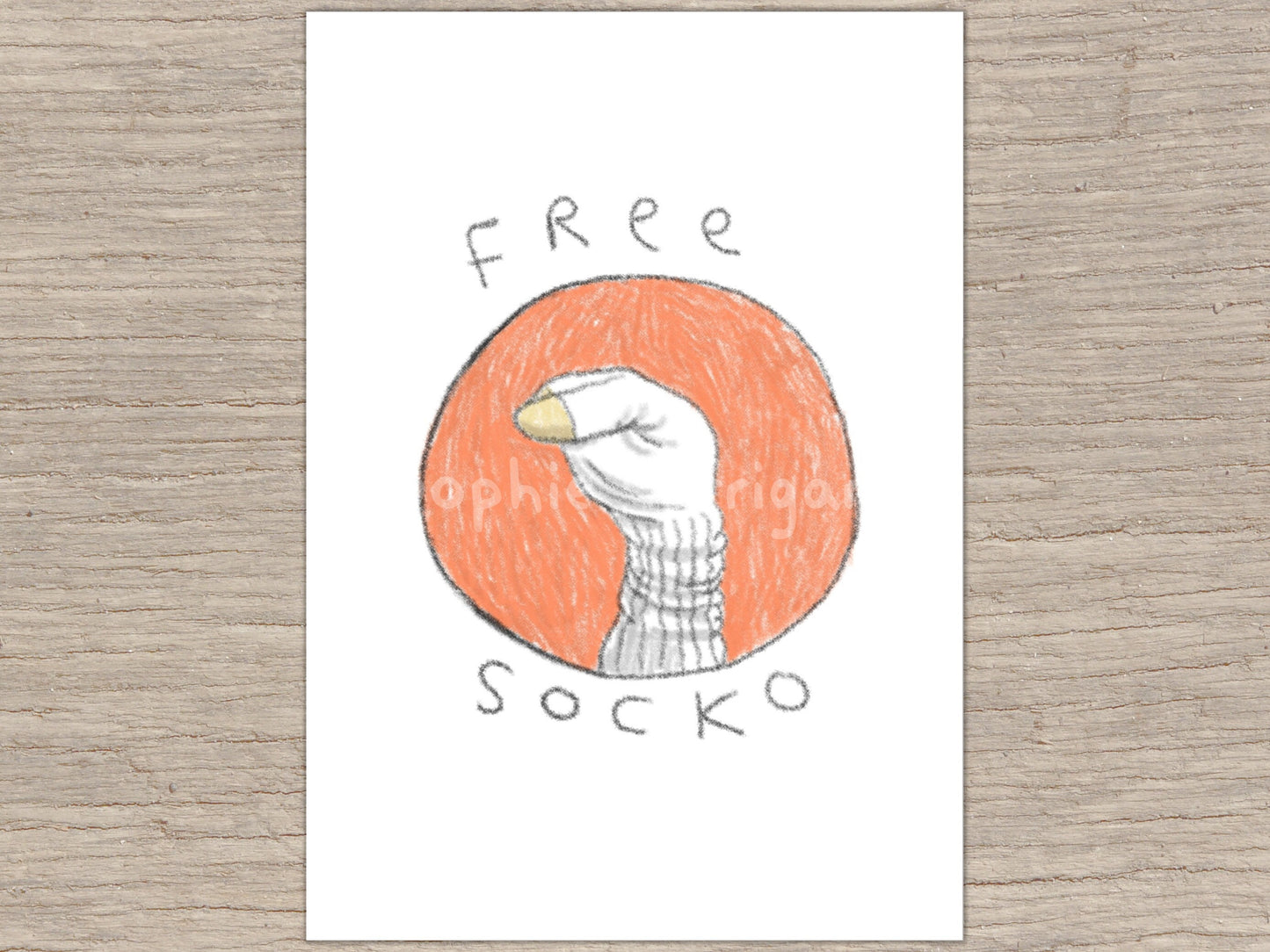 Free Socko Bo Burnham Inspired Signed Fine Art Print