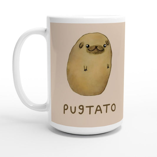 Pugtato Large 15oz 426ml Ceramic Mug