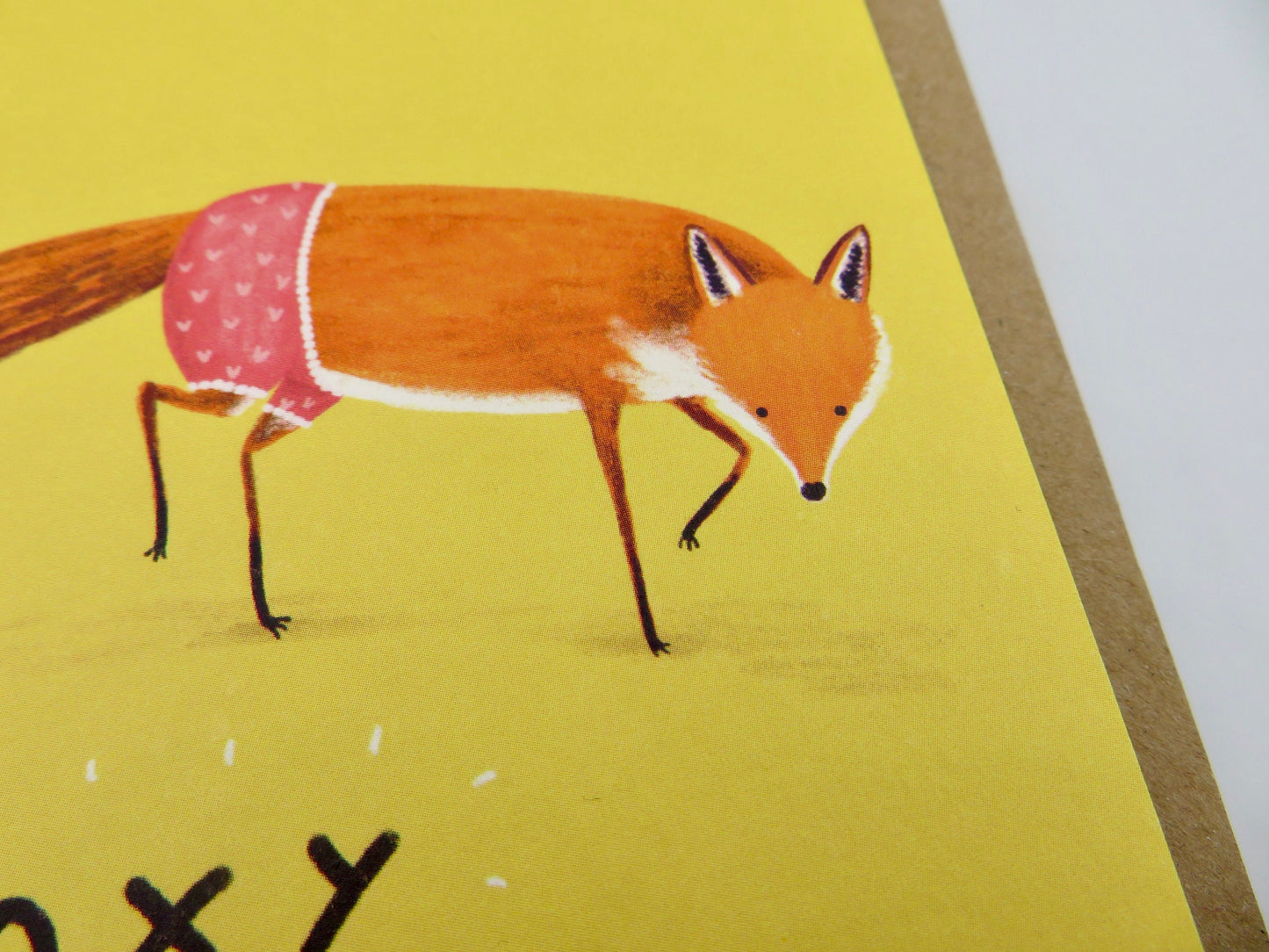 Foxy Pants Valentines Card