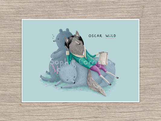 Oscar Wild Signed Art Print