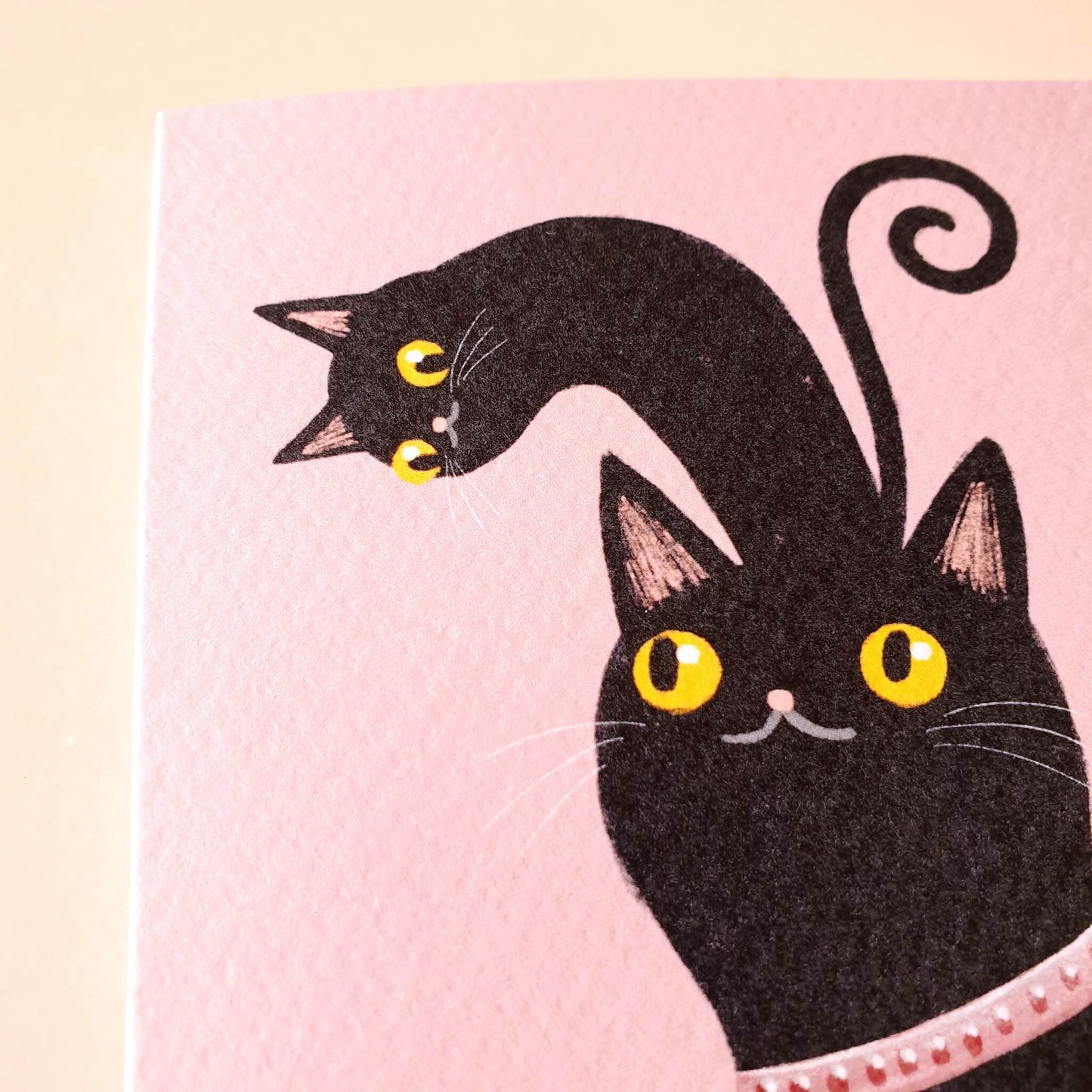 Black Cats Art Card, Purrrfect Mother's Day Card