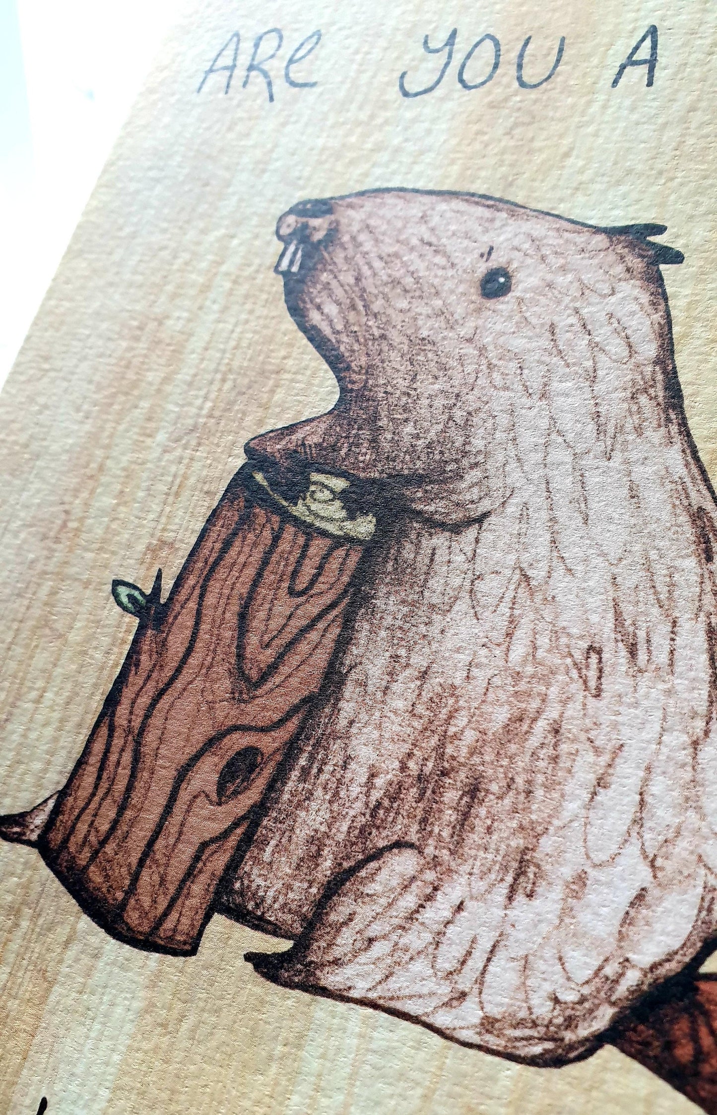 Large Are You a Beaver? Cuz Dam Card A5