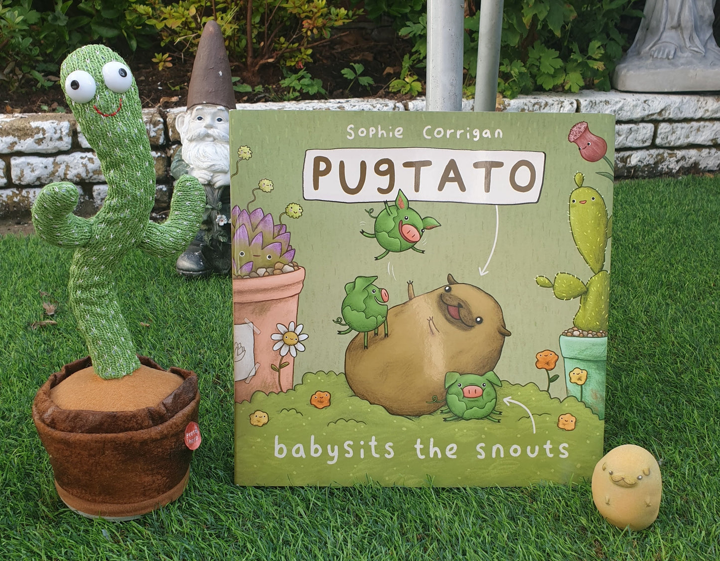 Pugtato Babysits The Snouts Signed Children's Illustrated Picture Book