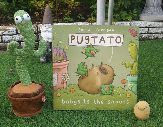 Pugtato Babysits The Snouts Signed Children's Illustrated Picture Book