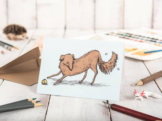Playful Dog Card