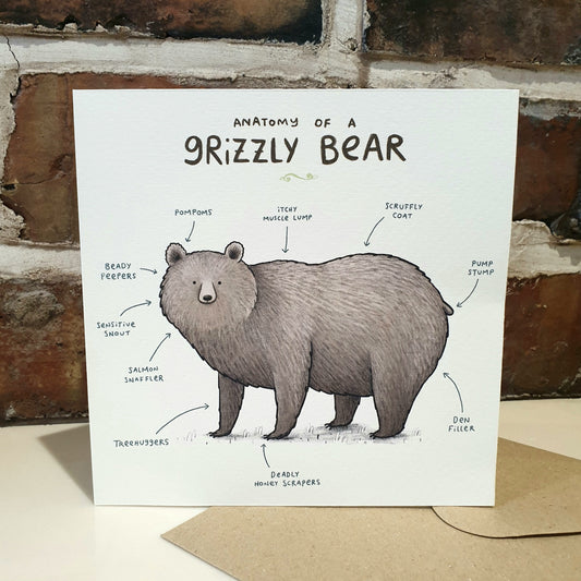 Anatomy of a Grizzly Bear Card