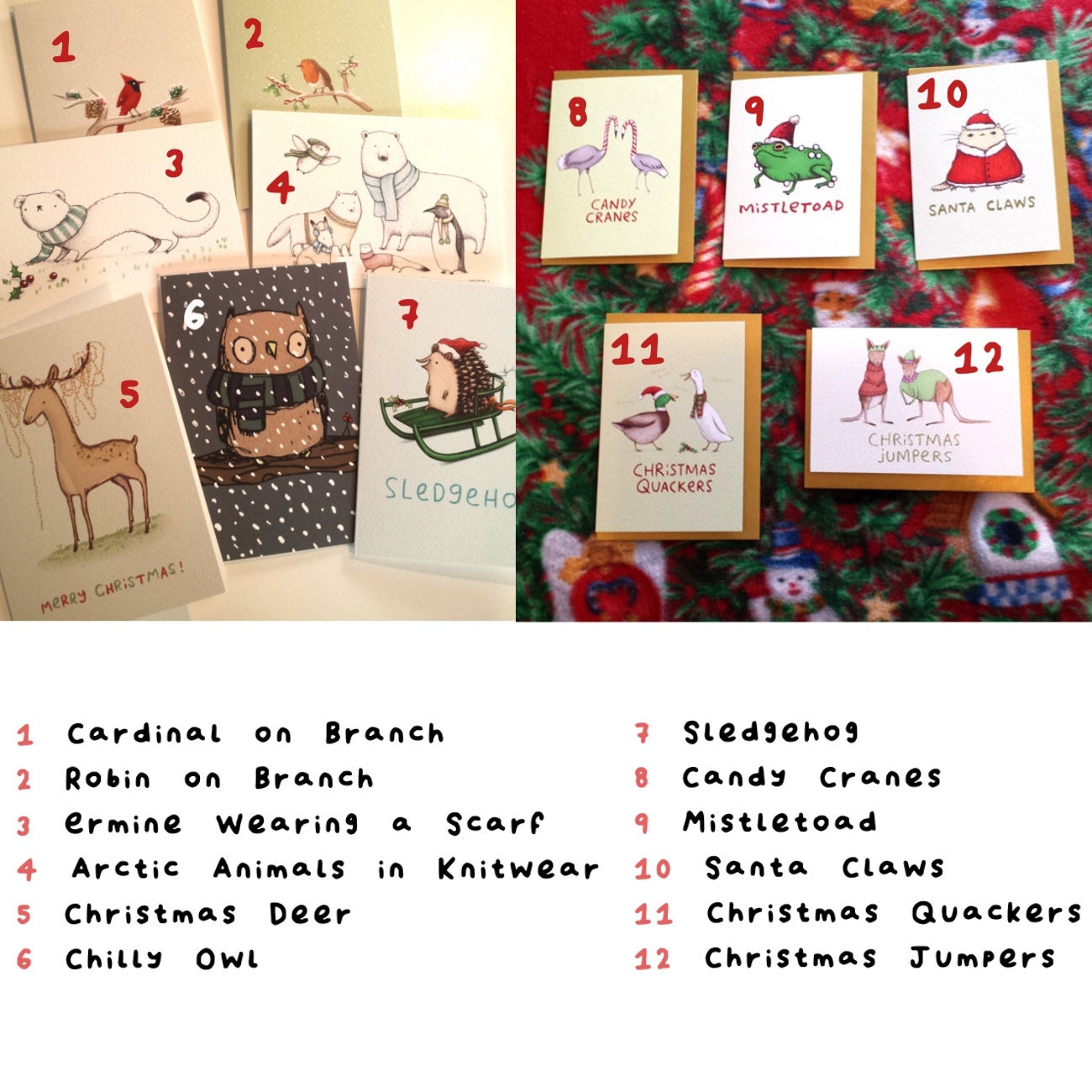 Christmas Card Set of 10