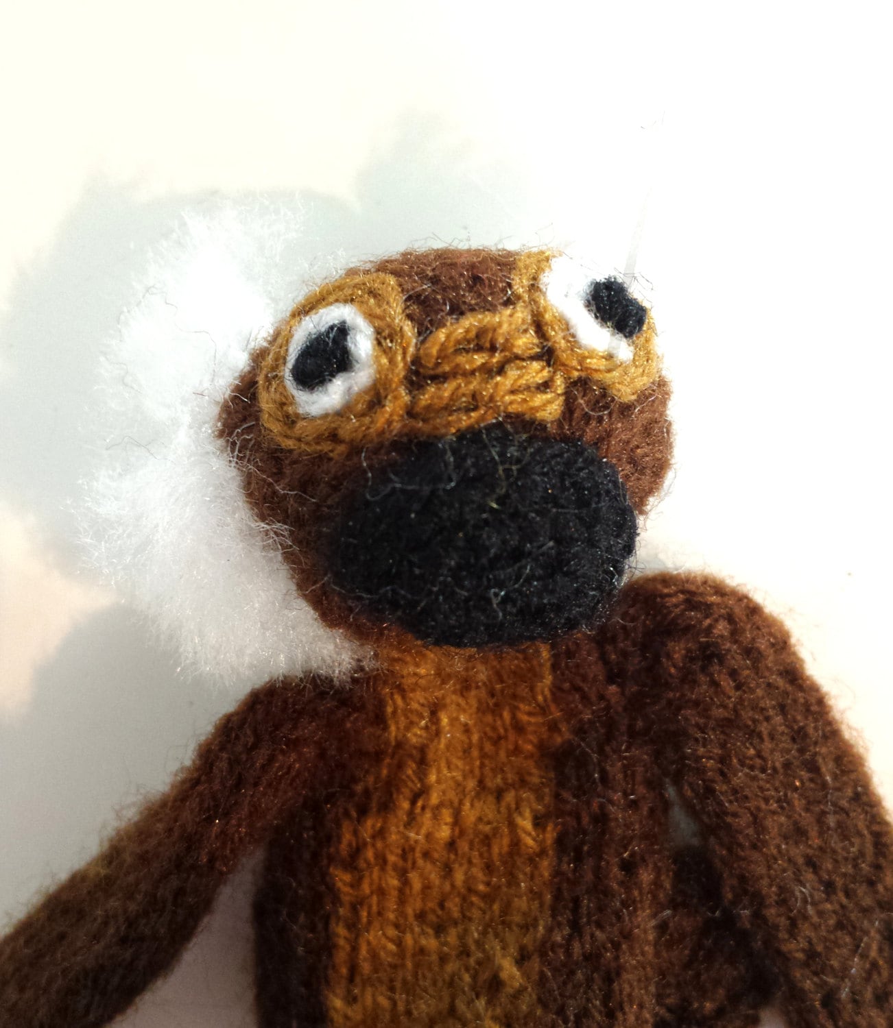 Squirrel Monkey Finger Puppet