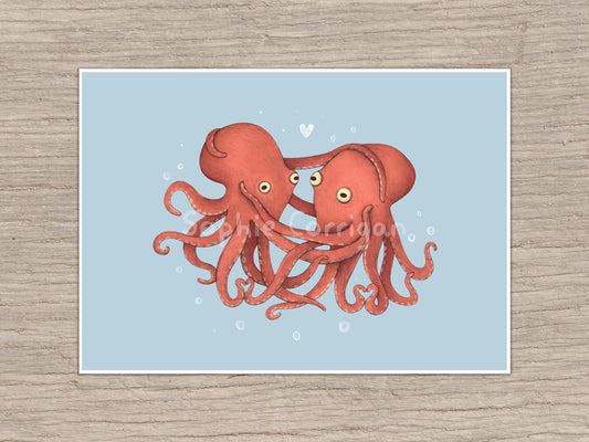 You Octopi My Heart Signed Art Print