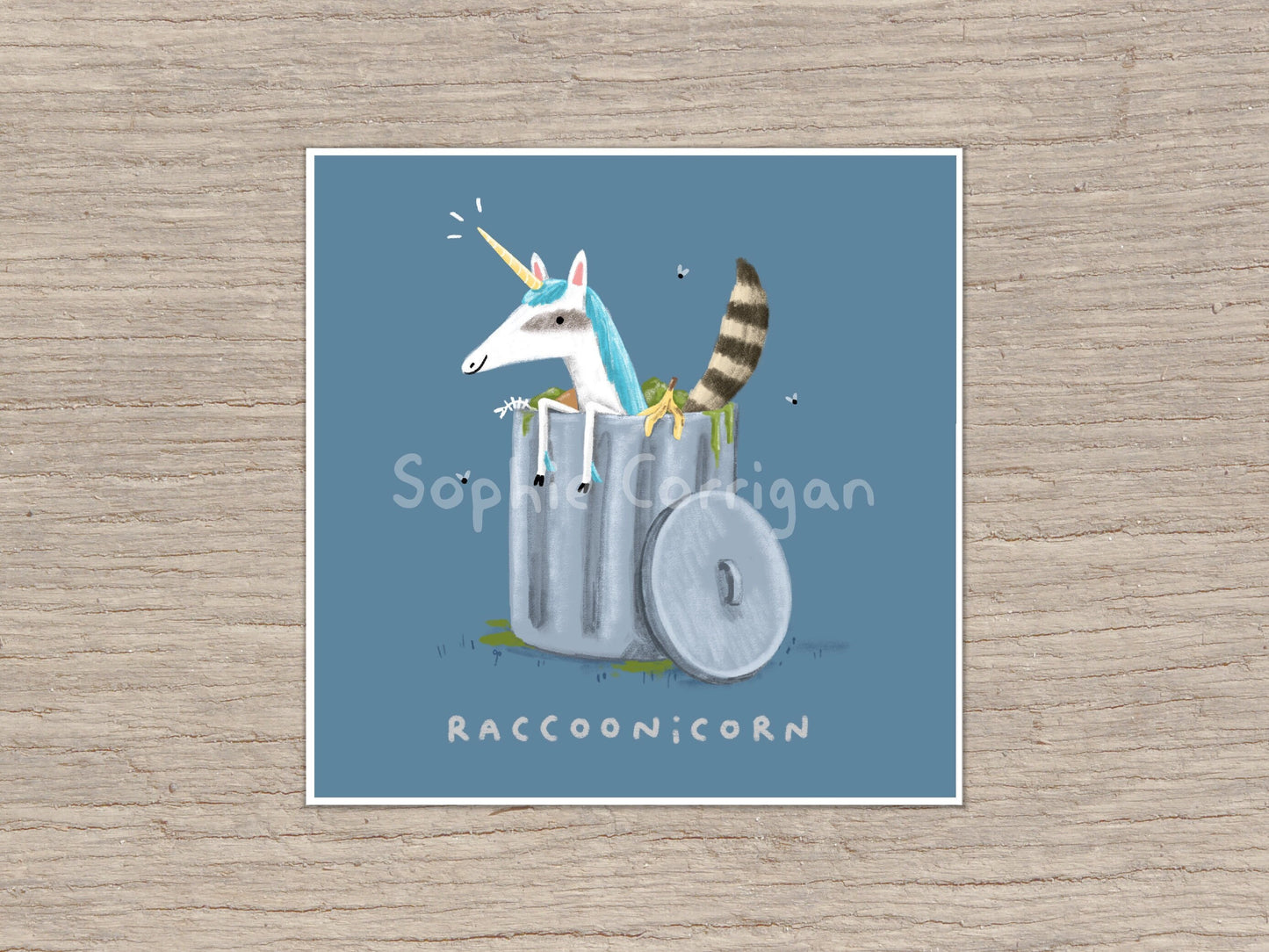RACCOONicorn Raccoon Unicorn Signed Fine Art Print