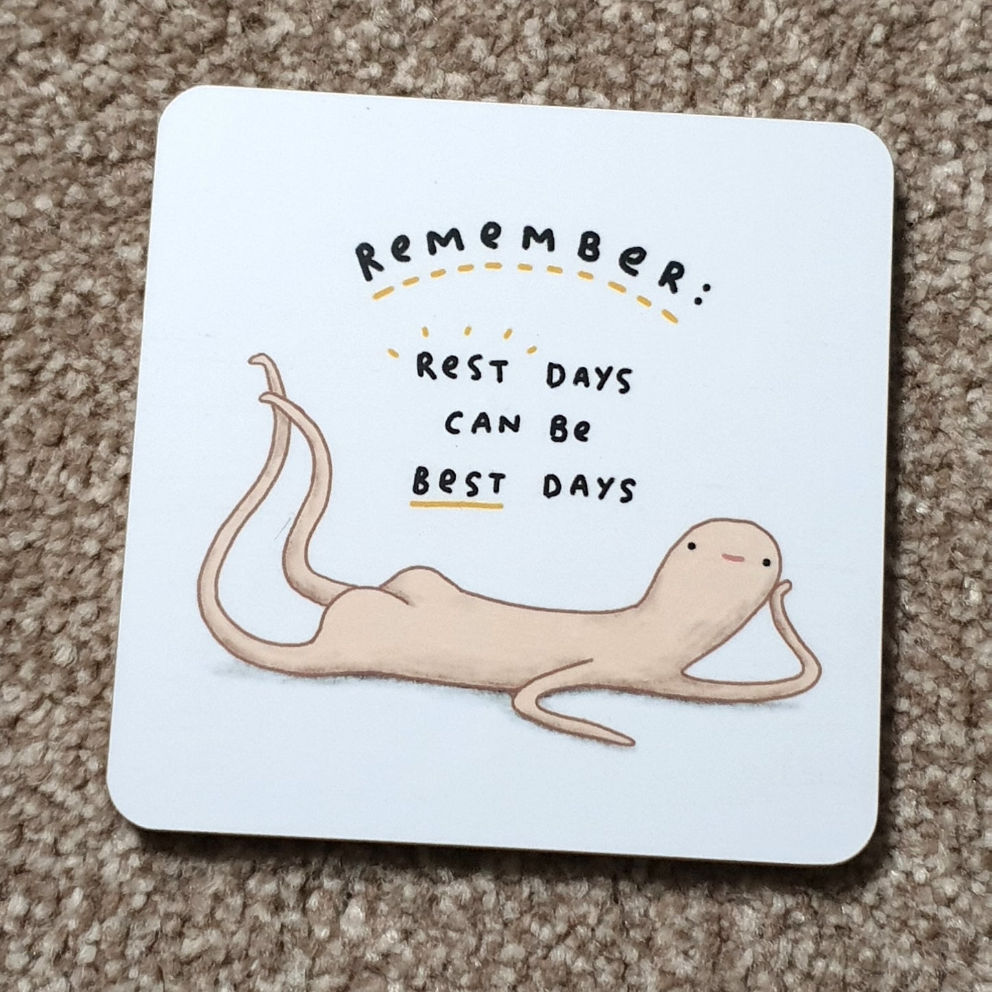 Honest Blob - Rest Days Coaster