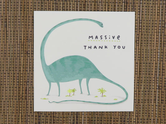 Massive Thank You Card