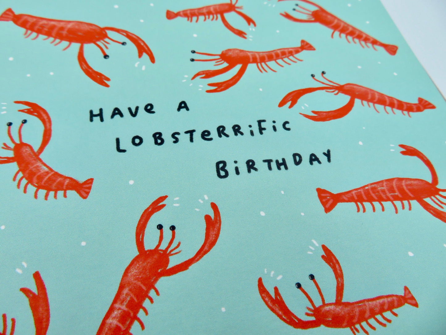Lobsterrific Lobster Birthday Card