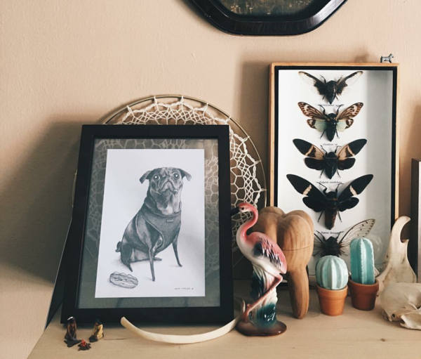 Pencil Pet Portrait - A5