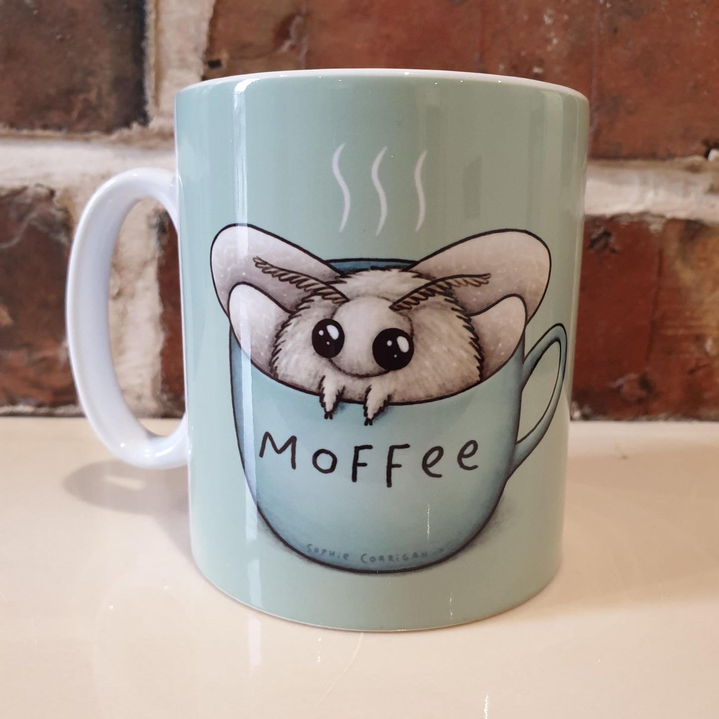 Moffee Mug: Illustrated Ceramic Coffee Mug