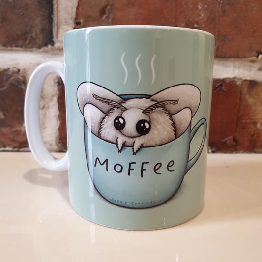 Moffee Mug: Illustrated Ceramic Coffee Mug