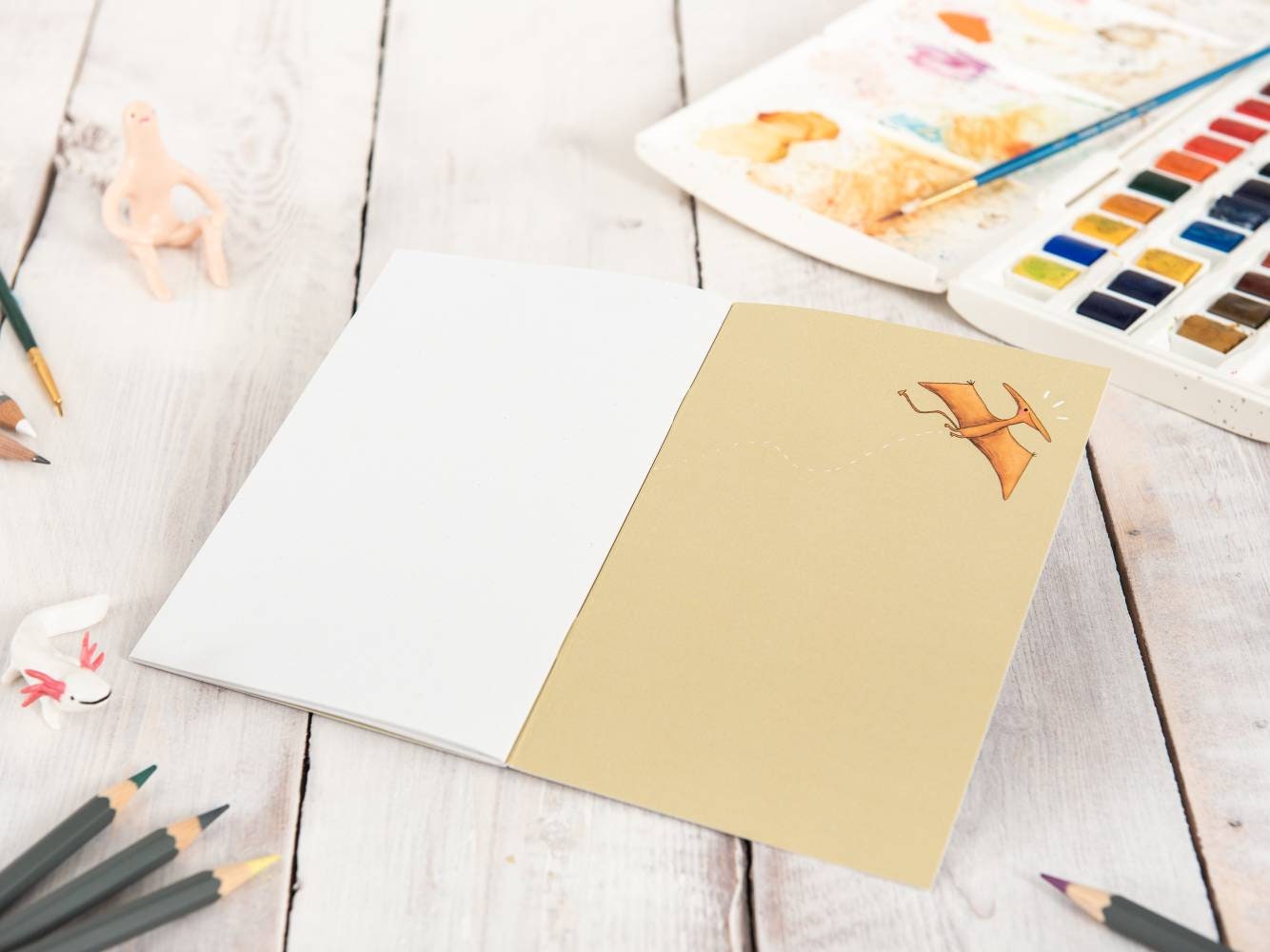 Big Ideas Dinosaur T-Rex A6 Blank Notebook