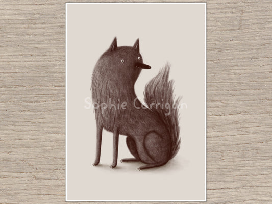 Wolfie Signed Art Print