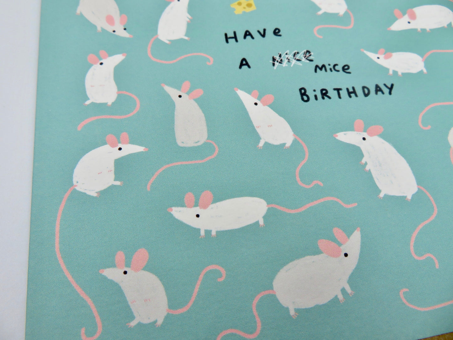 Mouse Mice Nice Birthday Card