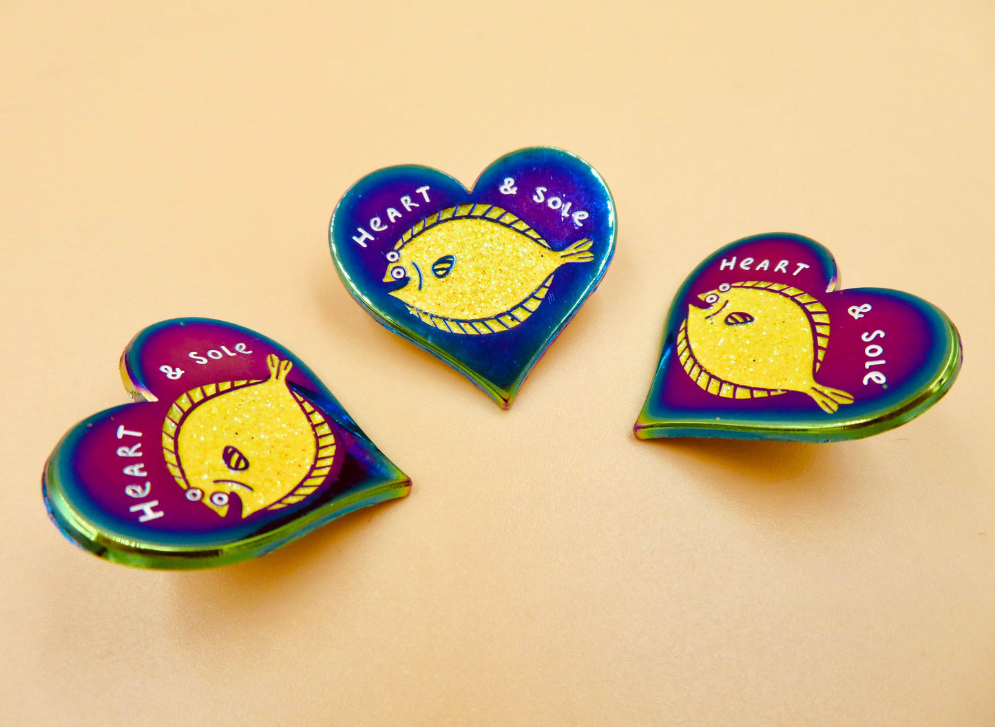 Heart and Sole Pin