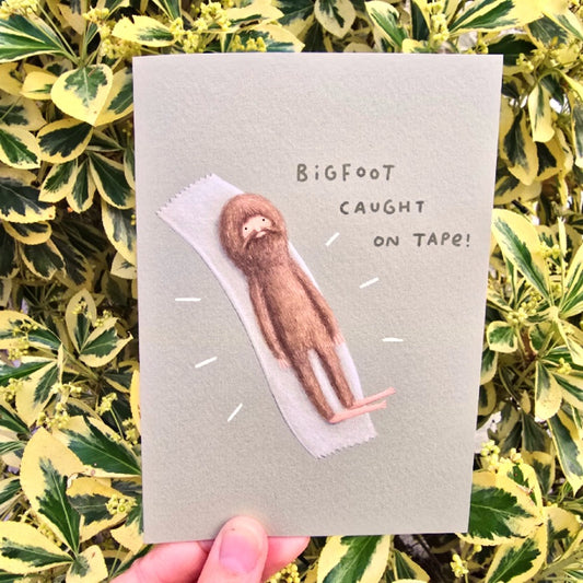 Bigfoot Caught on Tape Card