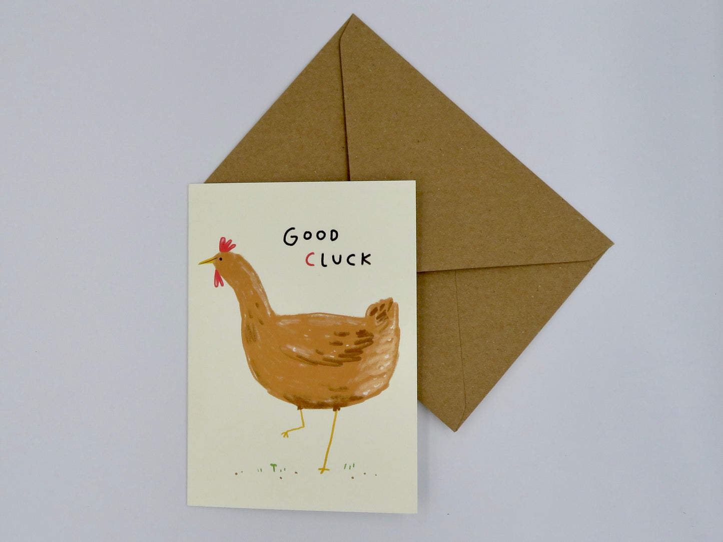 Good Cluck Chicken Good Luck Card