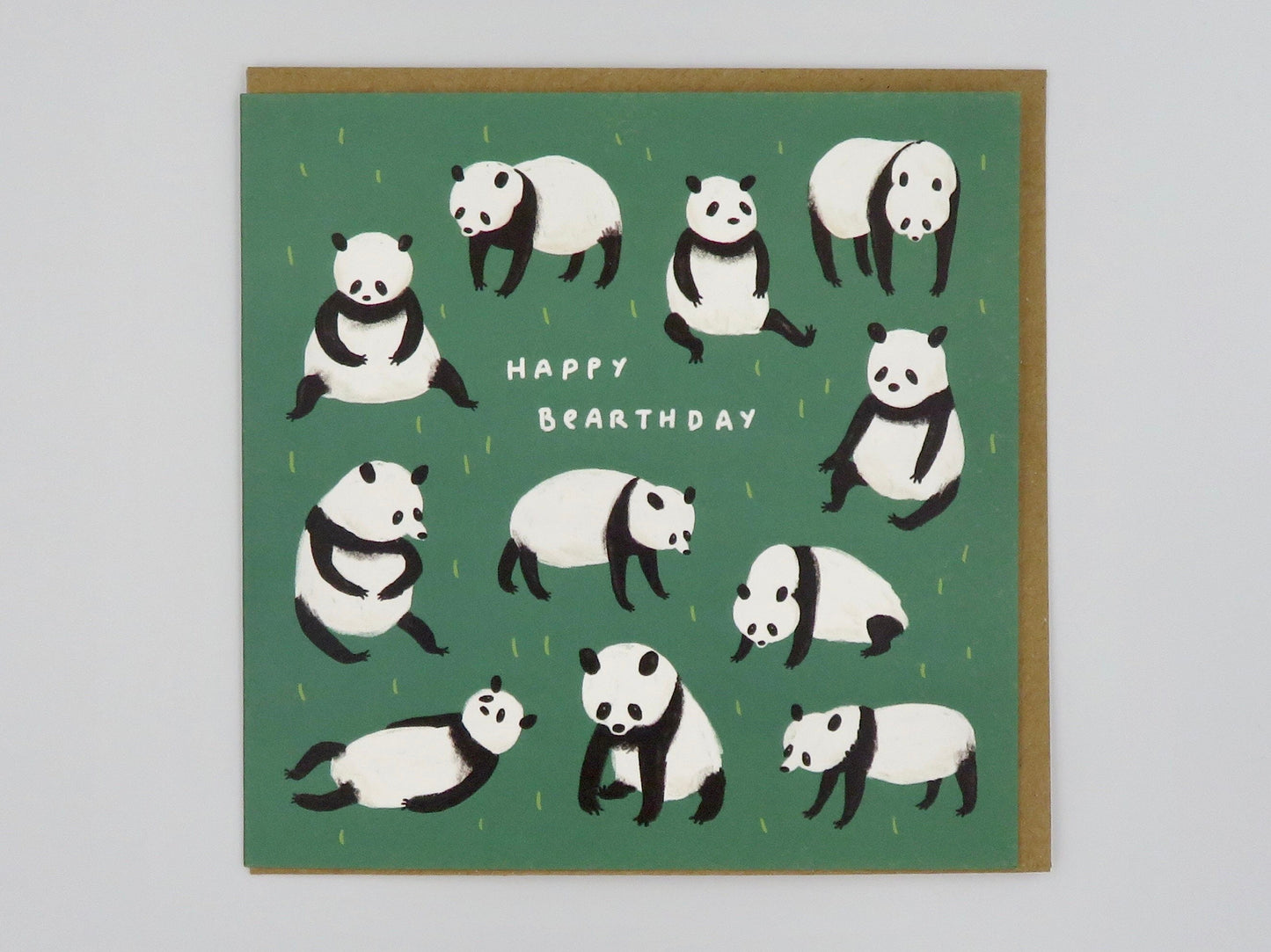 Bearthday Panda Bears Birthday Card