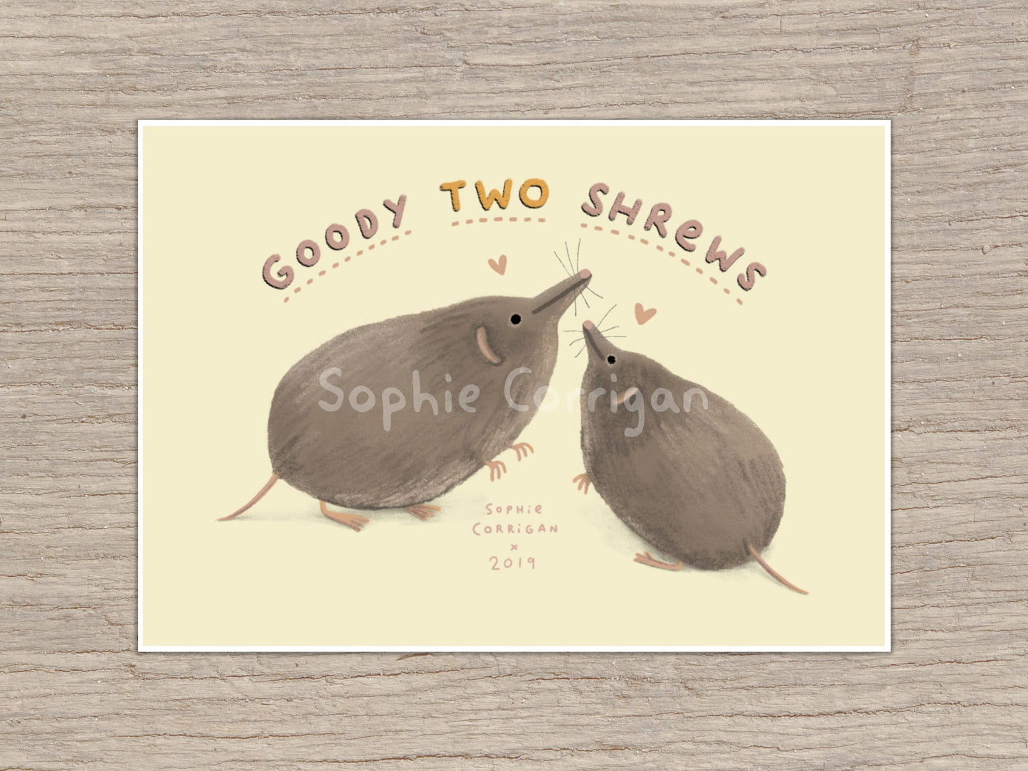 Goody Two Shrews Signed Art Print