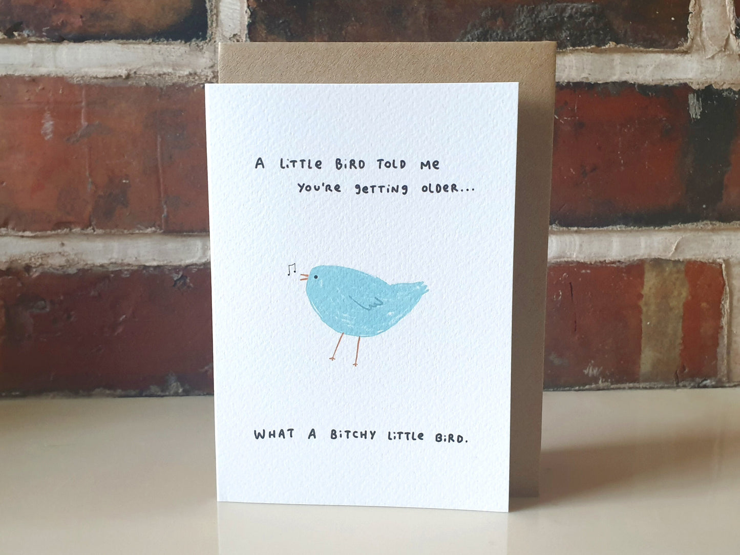 Bitchy Little Bird Funny Birthday Card