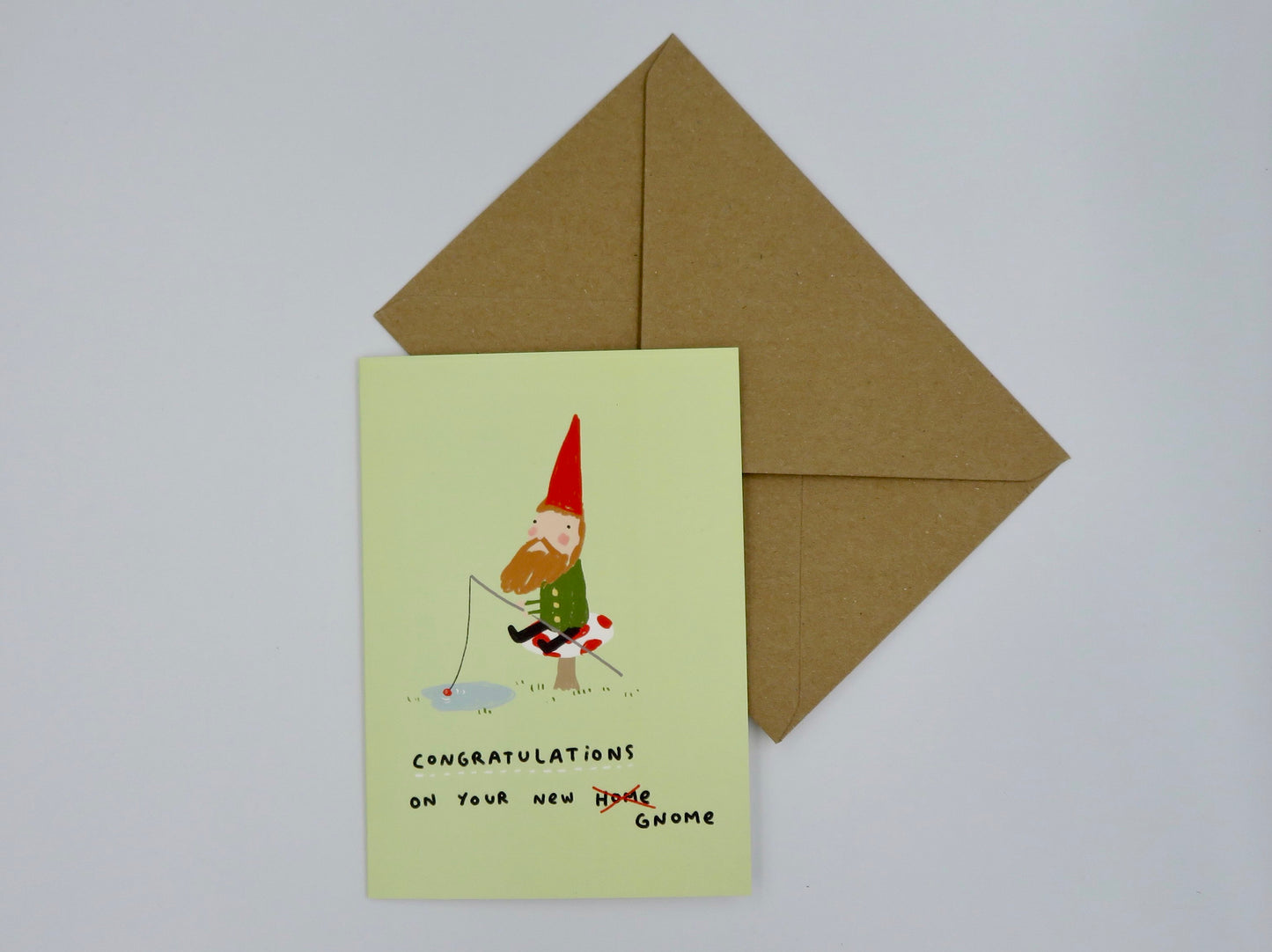 New Gnome New Home Moving Card