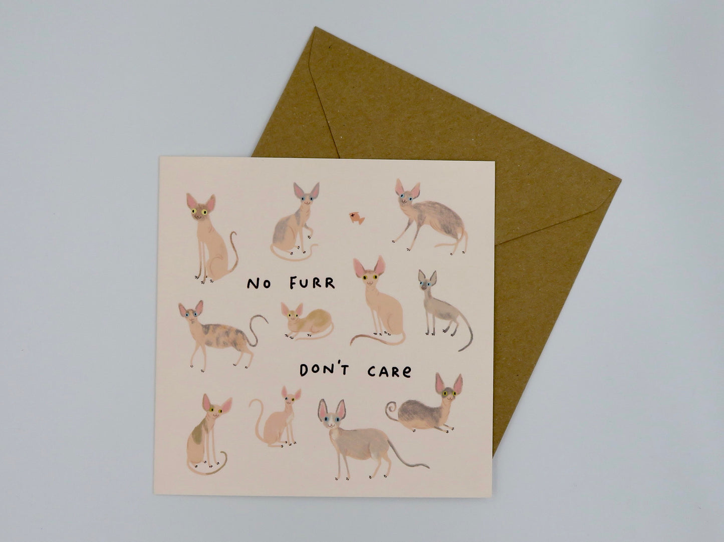 Sphynx Cats Card