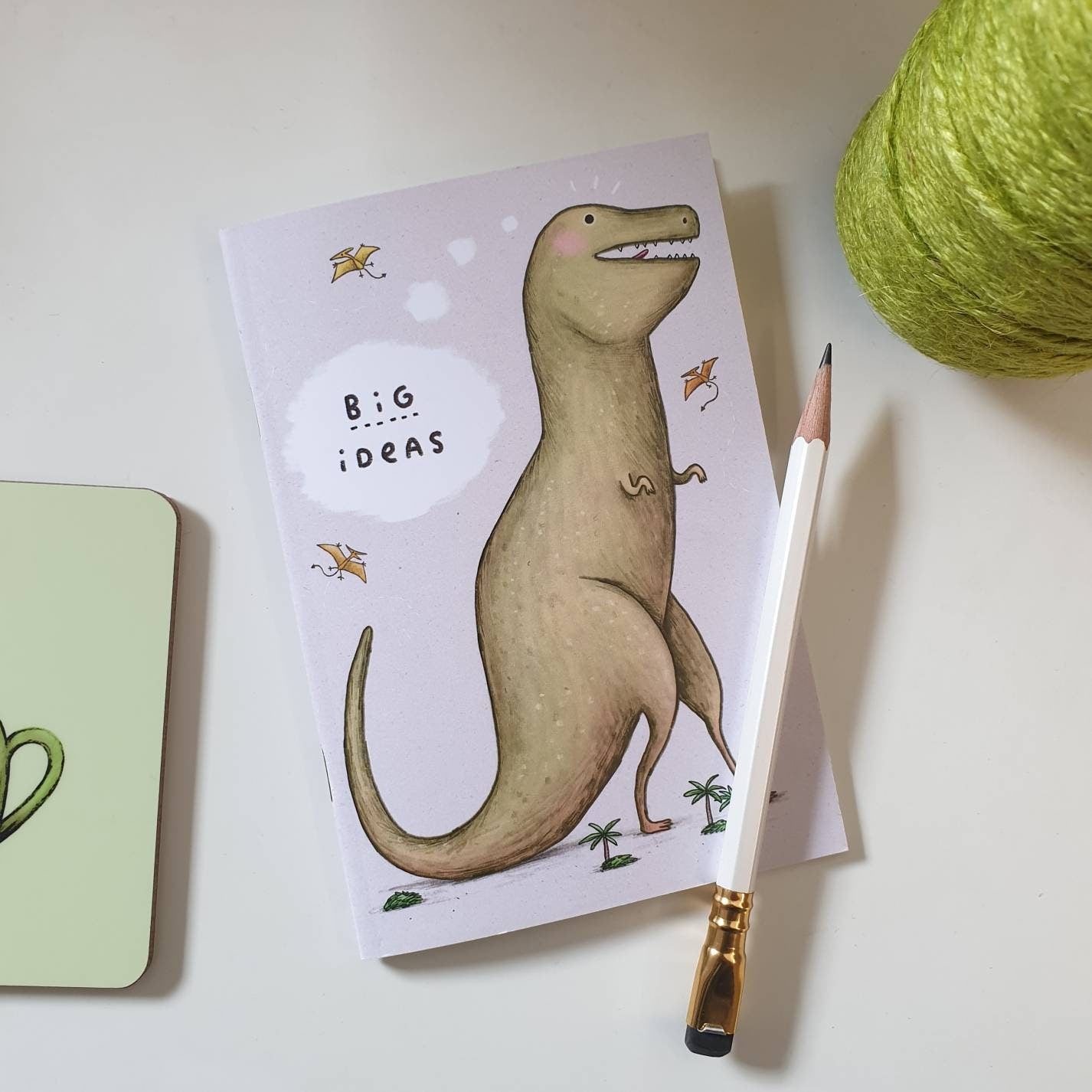 Big Ideas Dinosaur T-Rex A6 Blank Notebook