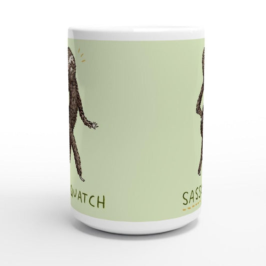 Sassquatch Sassy Sasquatch Bigfoot Large 15oz Ceramic Mug
