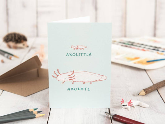 Axolittle Axolotl Card