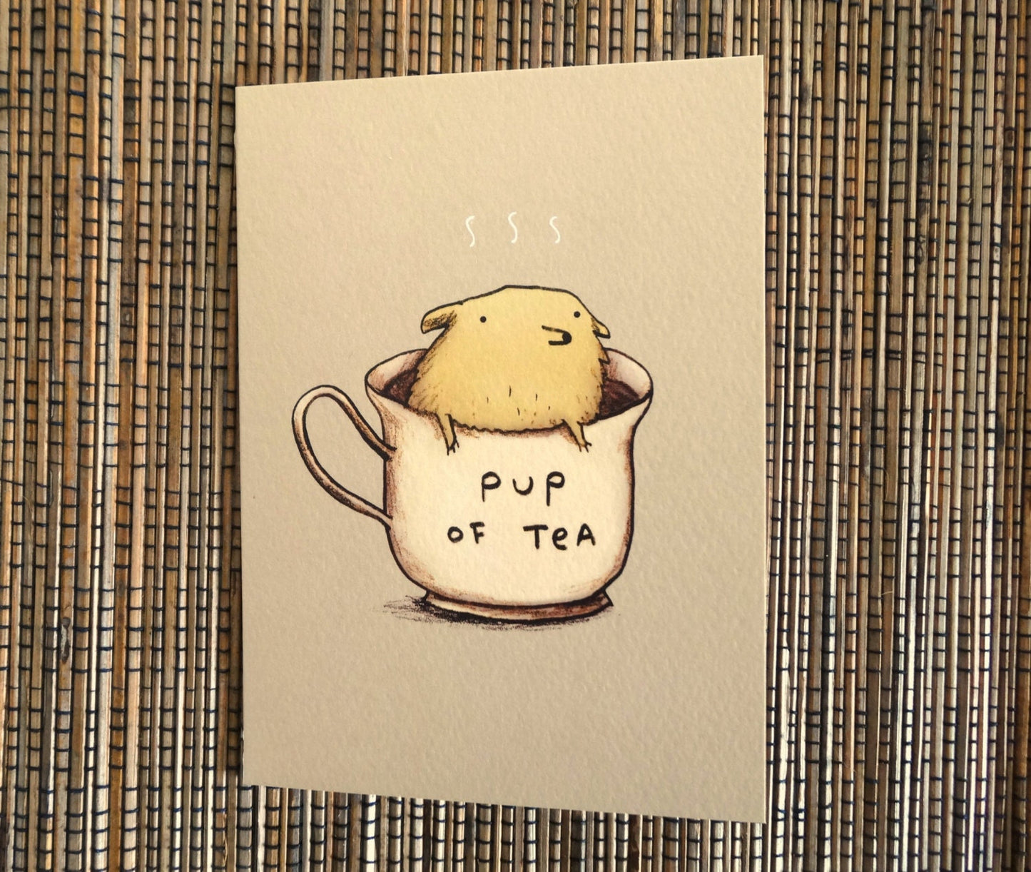 Pup Of Tea Card