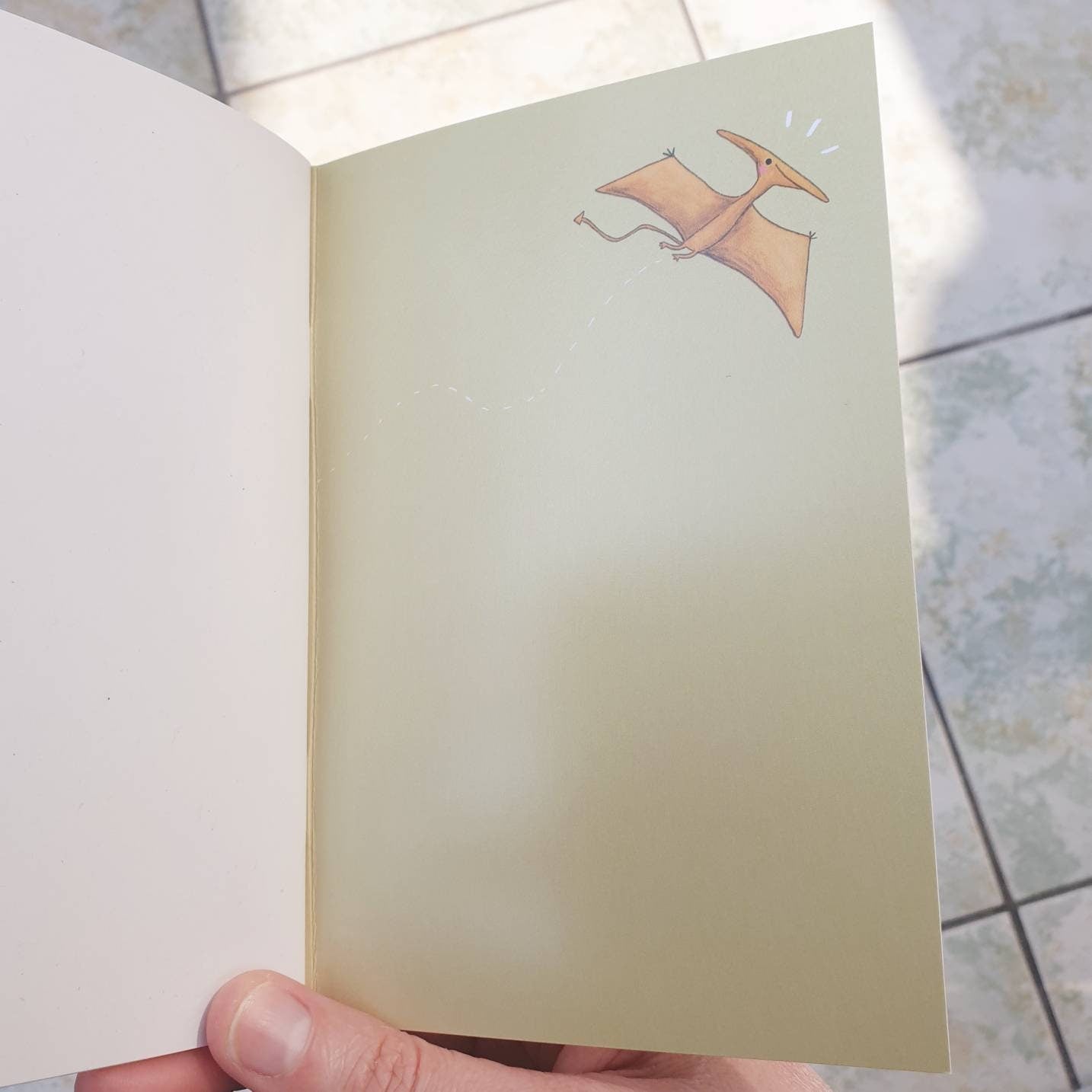 Big Ideas Dinosaur T-Rex A6 Blank Notebook