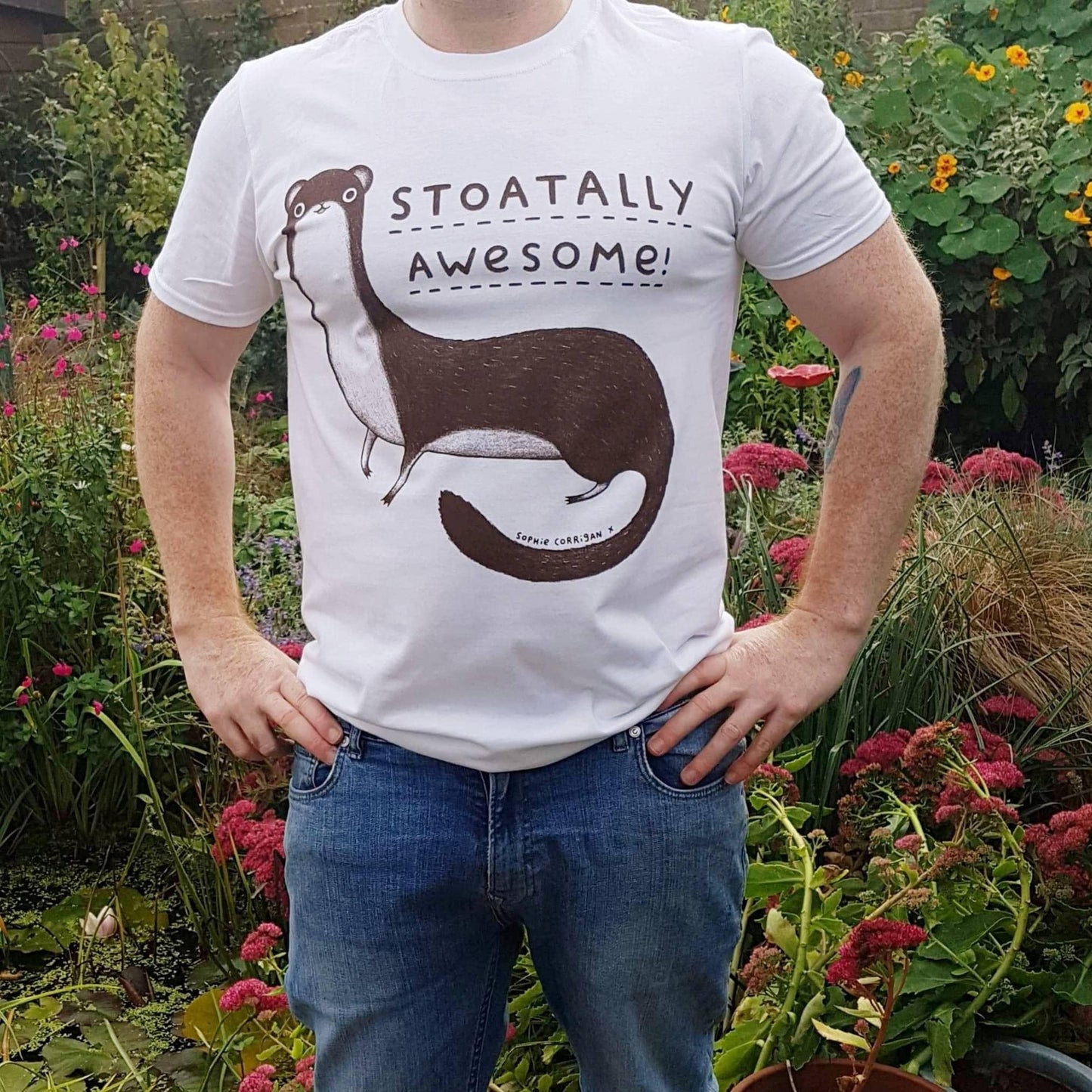 Stoatally Awesome Screenprinted T-Shirt