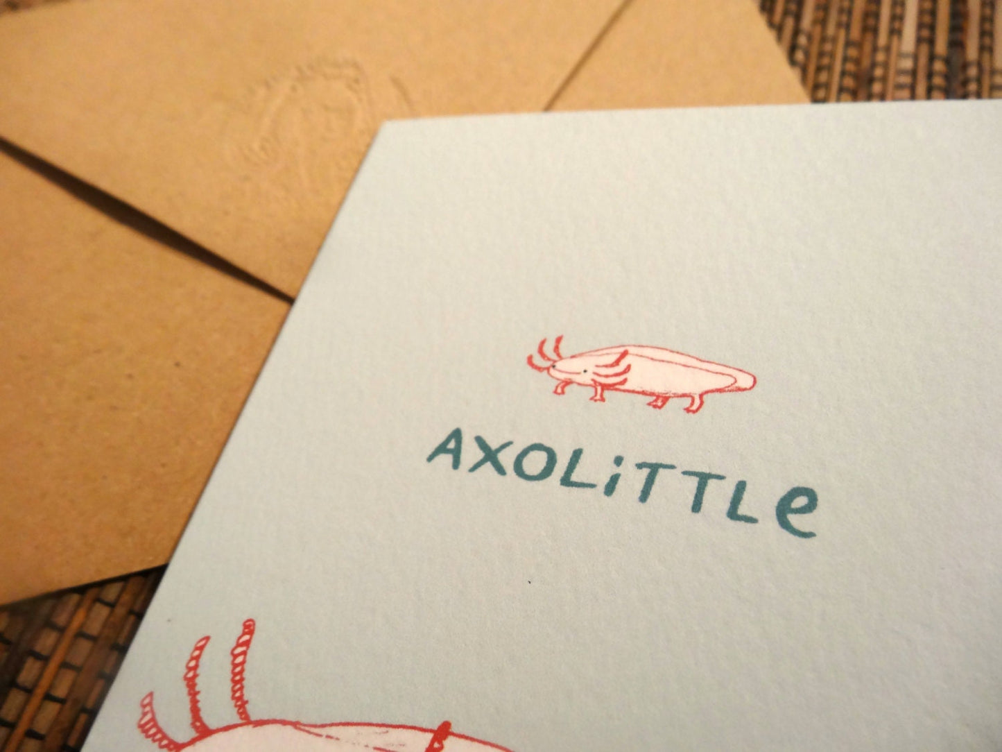Axolittle Axolotl Card